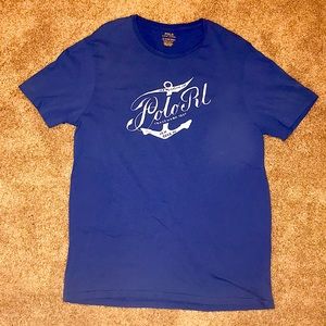 Men’s polo logo Blue T shirt